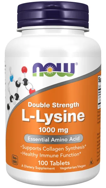 NOW L-Lysine 1000mg 100 tab.