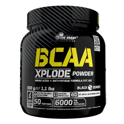 Olimp BCAA Xplode Milteliai 500g skonis - Apelsinų