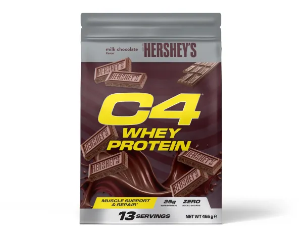 Cellucor® C4 Whey Protein 449g skonis - Hersho pieniško šokolado