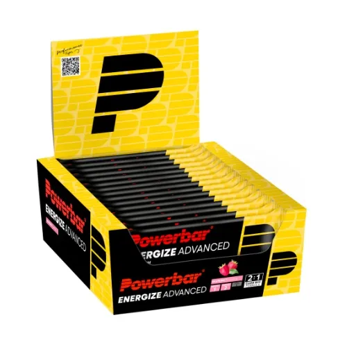 PowerBar Energize Advanced Batonėliai 15 x 55g skonis - Lazdyno riešutų su šokoladu