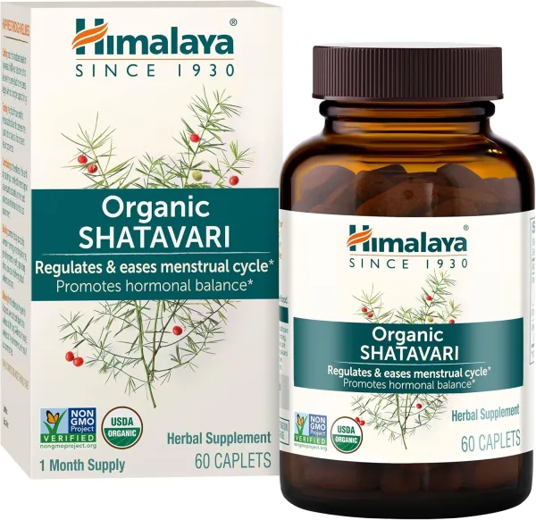Himalaya™ Organic Shatavari 60 kaps.