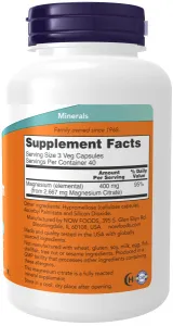 NOW Magnesium Citrate 120 kaps.