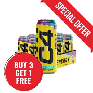Cellucor® C4® Energy 12 x 500ml skonis - Vaisių Vaivorykštė