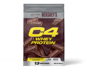 Cellucor® C4 Whey Protein 449g skonis - Hersho pieniško šokolado