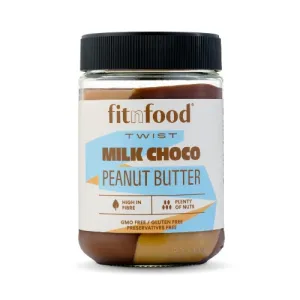 Fitnfood  Choco Peanut Butter Twist 350g skonis - Juodojo šokolado su riešutais