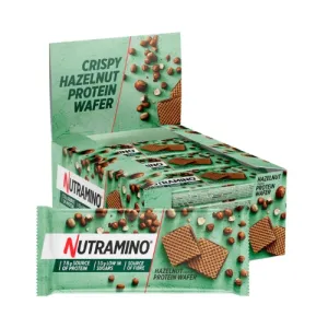 Nutramino vafliukai 12 x 39g skonis - Lazdyno riešutų