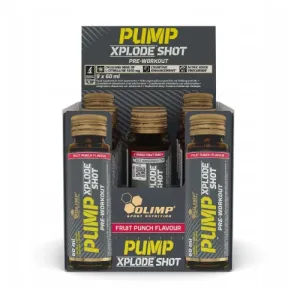 Olimp Pump Xplode Shots 9 x 60ml skonis - Vaisių punšo